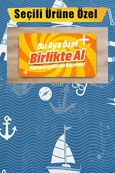 Bien Duvar Kağıtları Zümrüt New Age 76208 Beyaz Mavi Çapa Gemi Çocuk Dalgalı ...