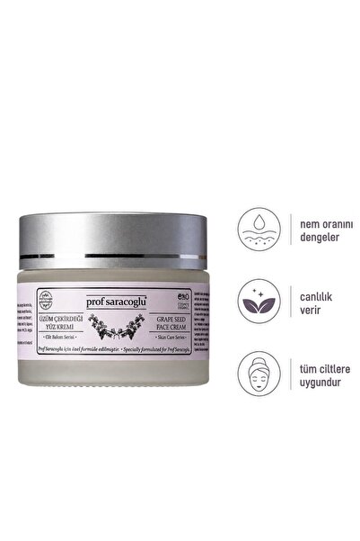 prof saracoğlu Üzüm Çekirdeği Yüz Kremi 50 ml