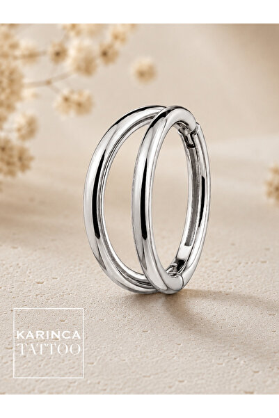 Karınca Piercing İki Hat Klipsli Halka Piercing Helix Rook Snug Daith Septum ...