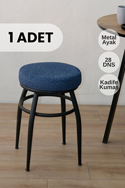 Orysa Design TB-1-L Tabure, Mutfak Taburesi 1 Adet, Lacivert
