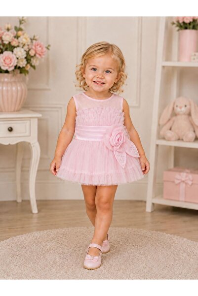RAPAPA Girl's Bow Detailed Evening Dress 3260