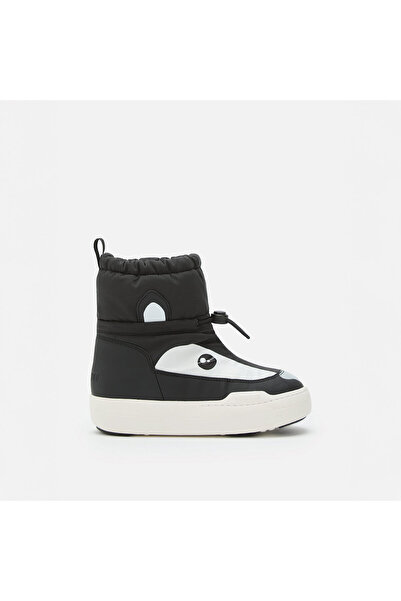 MOON BOOT Women's / Girls' Boots 80D3440100 Jr Park Tube Mid Animal Wp Panda