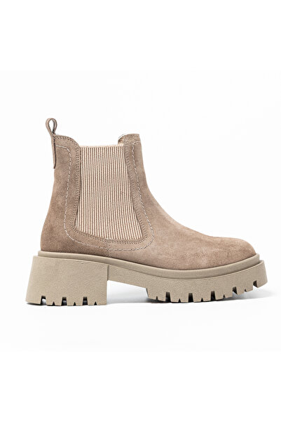 John May Women's / Girls' Boots RC-25K-001-R28102 Beige Suede 10