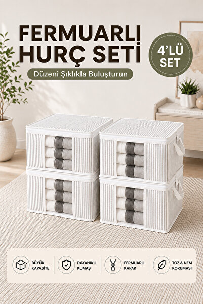 Formeya 4-teiliger Mehrzweck-Schrank-Organizer mit luxuriösen Fenstern, Socke...