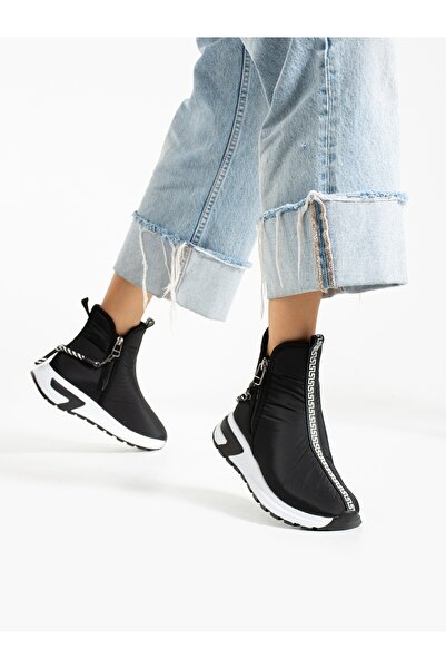 Alemdar Shoes Siyah Kadın Sneakers Bot