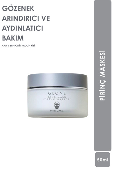 GLONE Rice Mask |   Pore Purifying and Brightening Skin Care |   Aha & Benton...