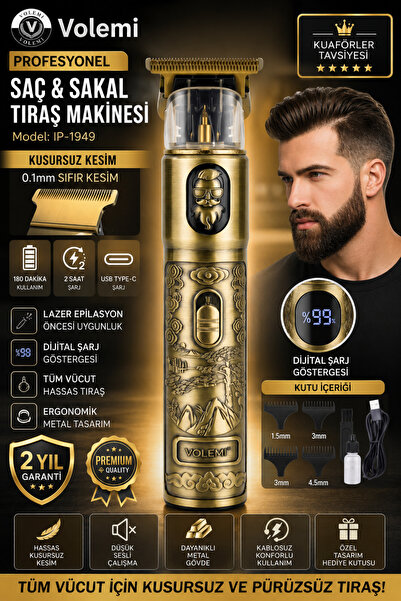 Ipone Lazer-Epilasyon Öncesi Tüm Vücut Tıraş Makinesi Sakal-Ense-Vücut 1949S