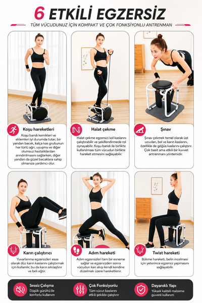 Voit Maxfit Multi Fonksiyonlu Stepper Egzersiz Aleti
