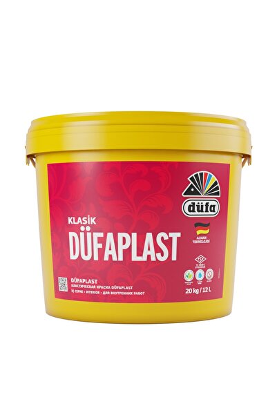 Düfa Klasik Plast Iç Cephe Duvar Boyası 3096 Puslu Gri 12 L
