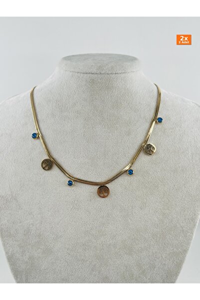 Bozhi Steel Necklace 12 Minimal Elegance Meaningful Gift for Special Occasions