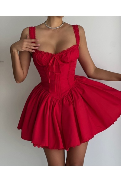 ADAMODA.RO Short puffy baby doll dress