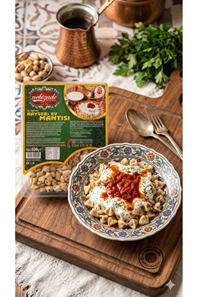 nebizade Meşhur Kayseri El Yapımı Etli Mantı 1/2 kg