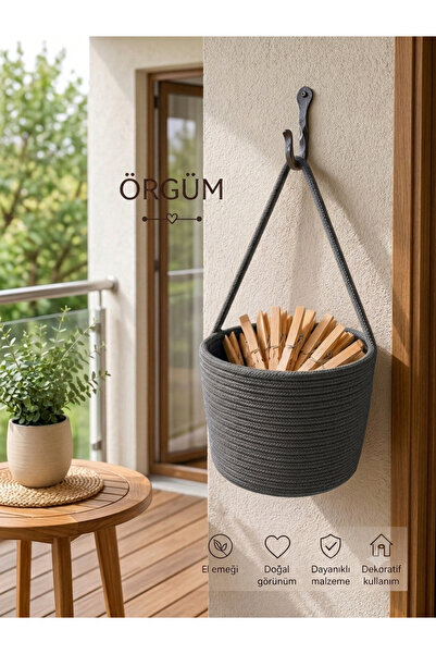 ÖRGÜM Coș Coș multifuncțional 15x15 cm NU INCLUSIV ÎNCHIZĂTORI