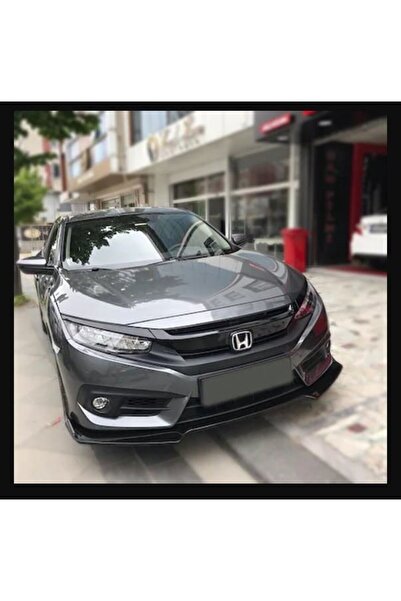 Genel Markalar AUTOGP Honda civic fk7 için uygundur ön tampon altı lip 3 parç...
