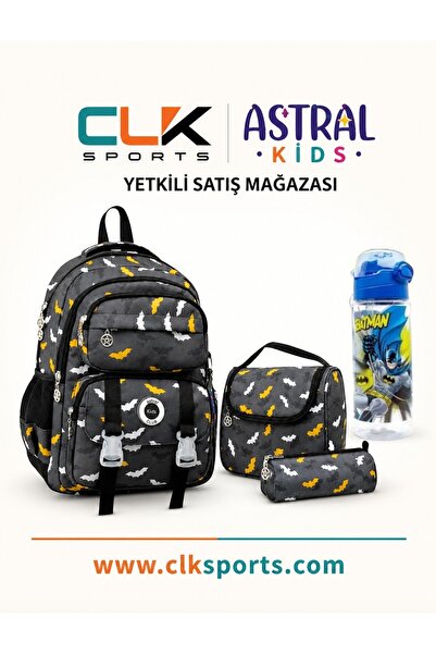 ASTRAL Kids Okul Çantası , Beslenme Çantası , Kalemlik - Anahtarlık ve Suluk&...