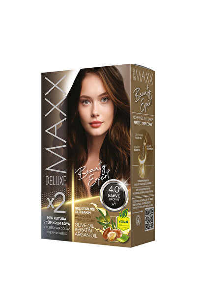 MAXX DELUXE Beauty Expert Set Saç Boyası 4.0 Kahve