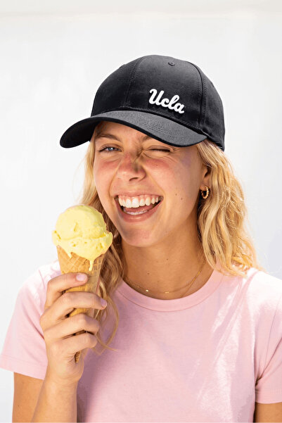 UCLA Jenner Siyah Baseball Cap Nakışlı Şapka
