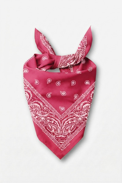 Walkenzo Eșarfă bandană multifuncțională cu model Paisley, 100% bumbac