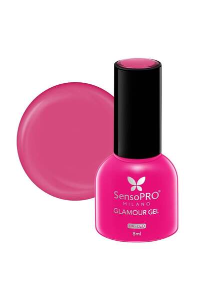 SensoPRO Milano Oja semipermanentă Glamour Gel 8ml, Rules of Red #91