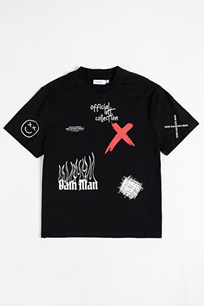 Oath Man Official Limited Edition تي شيرت رسمي للرجال ذو قصة عادية TH1007SY
