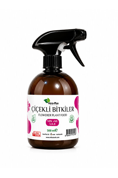 MF Botanik VERA-PLUS ÇİÇEKLİ BİTKİLER İÇİN ÖZEL SPREY SIVI BİTKİ BESİNİ 500 ML