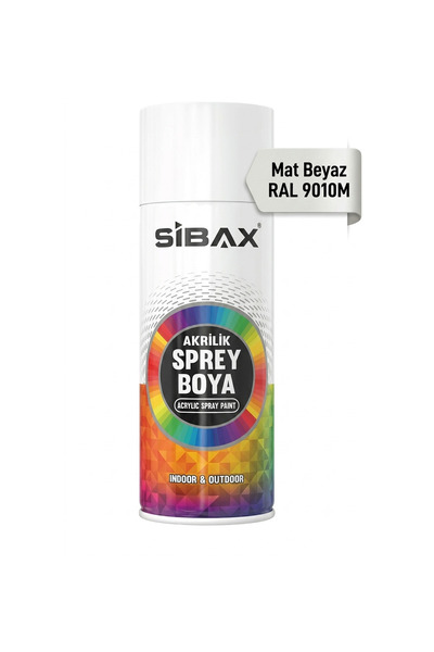 Sibax Sprey Boya Ral9010m Mat Beyaz 400ml