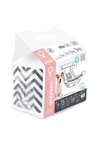 M-PETS Diapers Dişi Köpekler İçin Külot (S) 10Lu 10116699