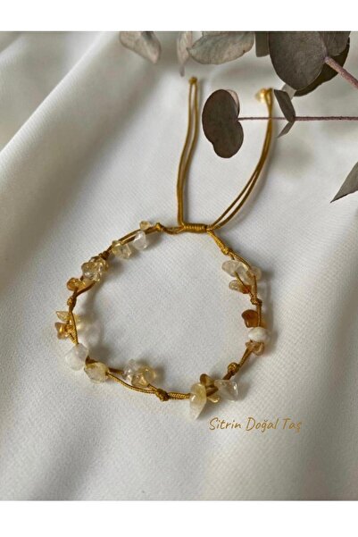 sabiha aksesuar Real Broken Natural Stone Rope Bracelet