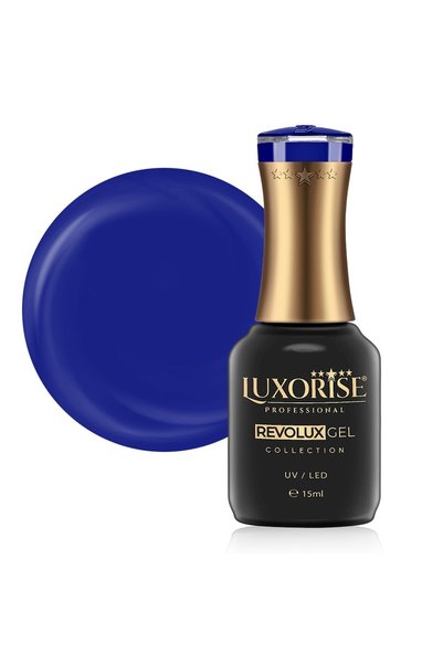 LUXORISE Oja semipermanentă Revolux LUXORISE, albastru intens 15 ml