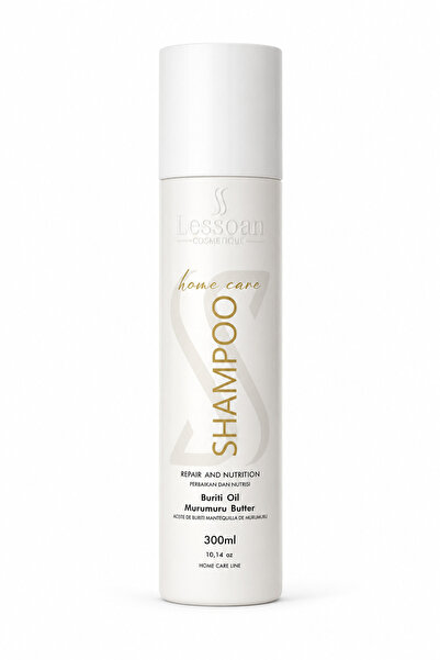 Lessoan Shampoo Post-Chemical with Buriti & Murumuru Oils – Sulfate-Free Shin...