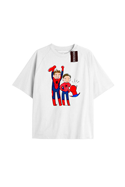 TIMESWASTINGIRL Tricou Spider-Man cu imprimeu de ziar Model No Way Home