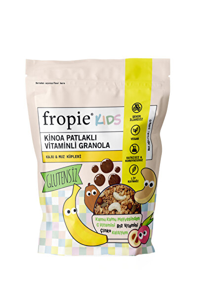 FROPİE Kids Granola - Kaju & Muz Küpleri 240gr