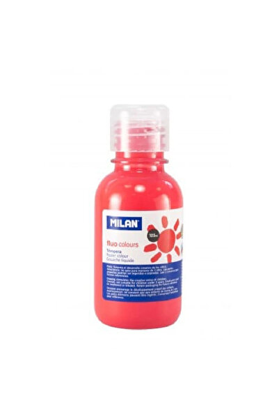 Milan Tempera 125ml fluorescenta Rosu Coral