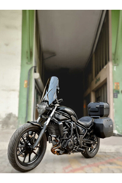 Kawasaki Eliminator 500 İçin Tur Camı - Ön Siperlik - Navigasyon Barlı -