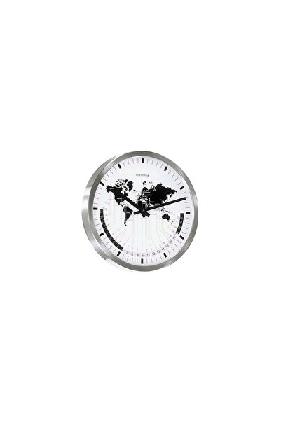 Hermle Ceas de perete 30504-002100, cuarț, alb, analogic, modern