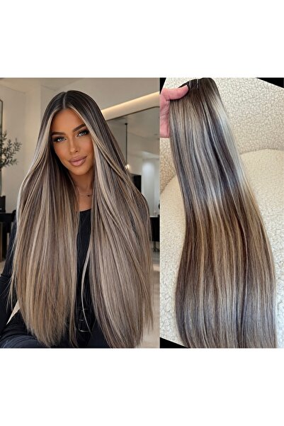 Oskar Extensii de păr cu clips Balayage #9 Alb 60 CM,