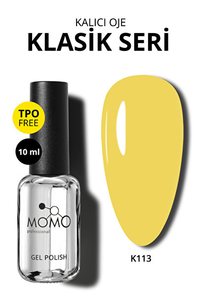 MOMO professional Kalıcı Oje K113, Dark ButterYellow, 10 ml