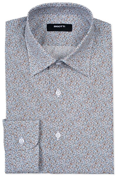 Bigotti Camasa Slim Alba print Floral