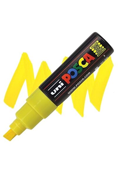 POSCA 8K 8.0MM SARI Uni Marker Pc-8k Bold 8.0 Mm Yellow
