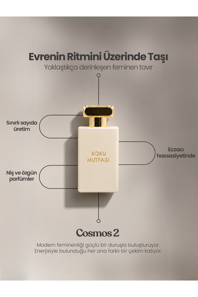 KOKU MUTFAĞI COSMOS 2 Kadın Parfüm 50 ml | Kalıcı Niş EDP Parfüm | Spices, Fr...