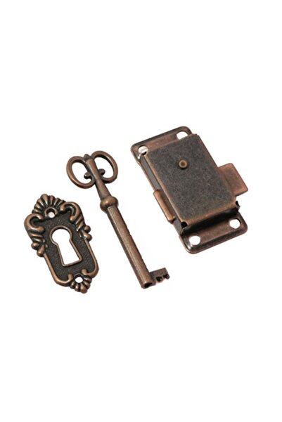 Choice Red bronze 1Pc Antique Door Lock Wardrobe Cabinet Door Lock Set Key Dr...