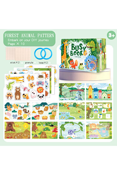 choice2 DATGO Montessori Quiet Book for Kids - Puzzle Word Recognition Early ...