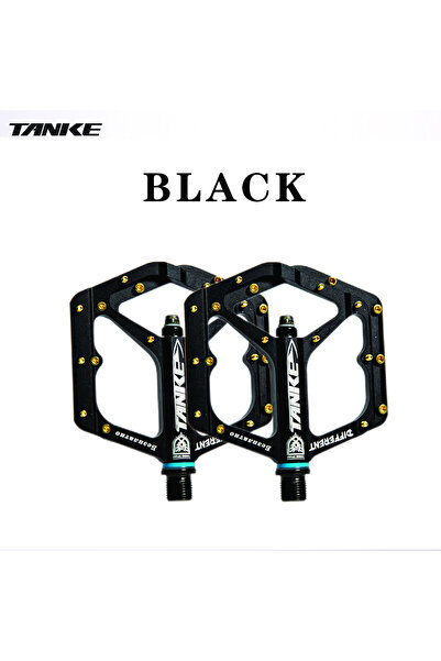 Choice black TANKE TP-50 Pedals Sepeda MTB Aluminum Alloy Non-slip Bicycle Pe...