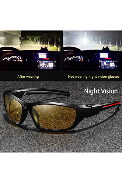 Choice9 F33(NightVision) Fashion Vintage Square Frame Unisex Night Vision Gla...