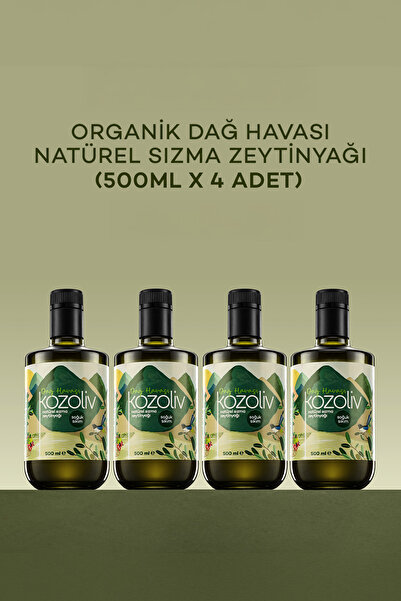 kozoliv Organik Erken Hasat Soğuk Sıkım Zeytinyağı - İçimlik - Anne & Bebek &...