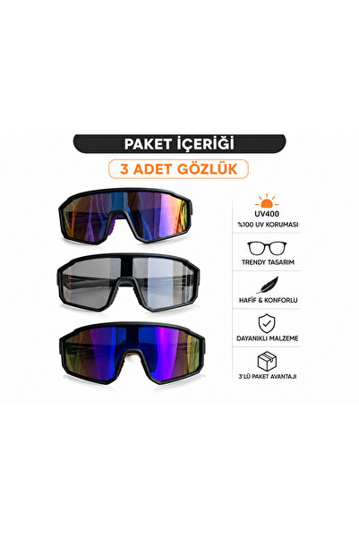 RaceFinder Outdoor Sporları Gözlüğü ''3 adet''