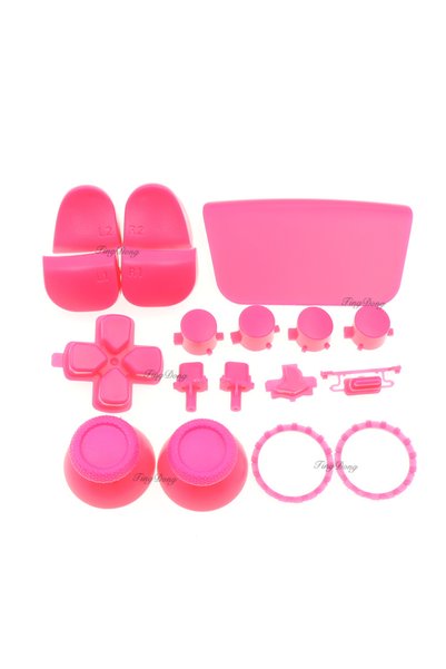 Choice6 N8 Pink 1 Full Set Buttons For PS5 V1 1.0 BDM-010 Controller Thumb St...