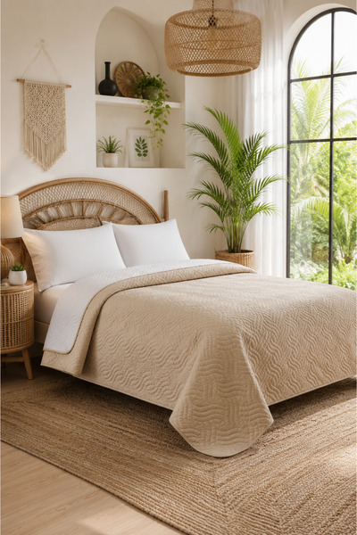 Bella Home Nova Single Bedspread |   160X220 cm |   Multi-Purpose, Lightweigh...