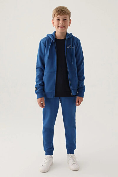 Kappa 7-16 Years Old Boy's Cardigan - Blue