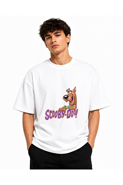 Inscriptie Unisex Premium Cotton Casual T-Shirt "Scooby-Doo"
